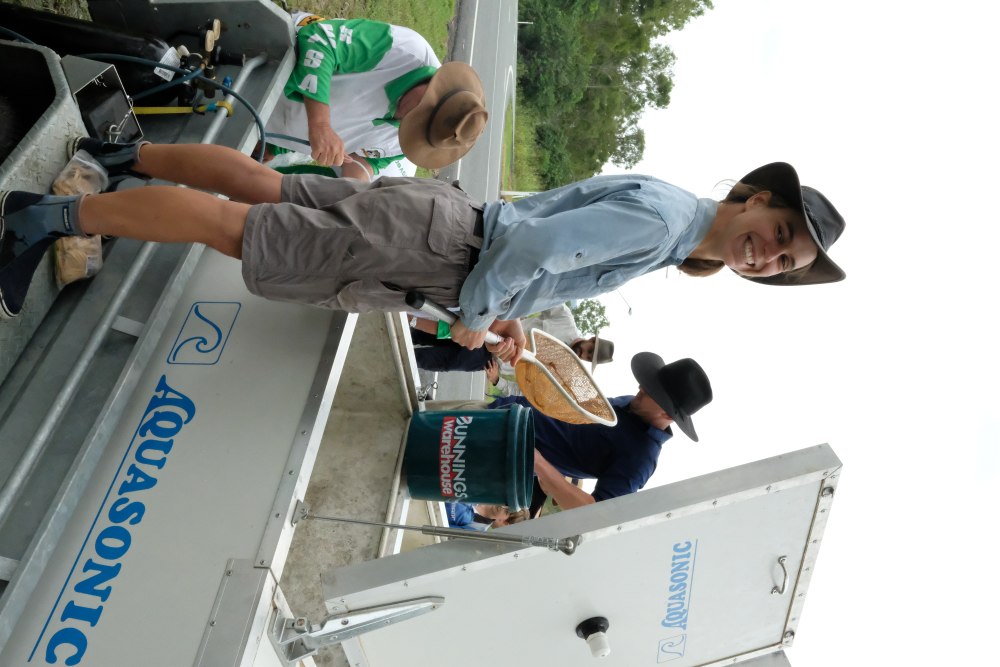 Eroded riverbanks on a property in the North Pine Catchment